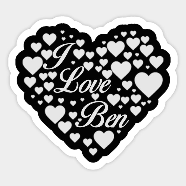 I Love Ben Carson Sticker by ESDesign